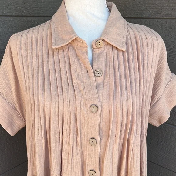 By Together Oversized Button Up Dress - Picture 7 of 10